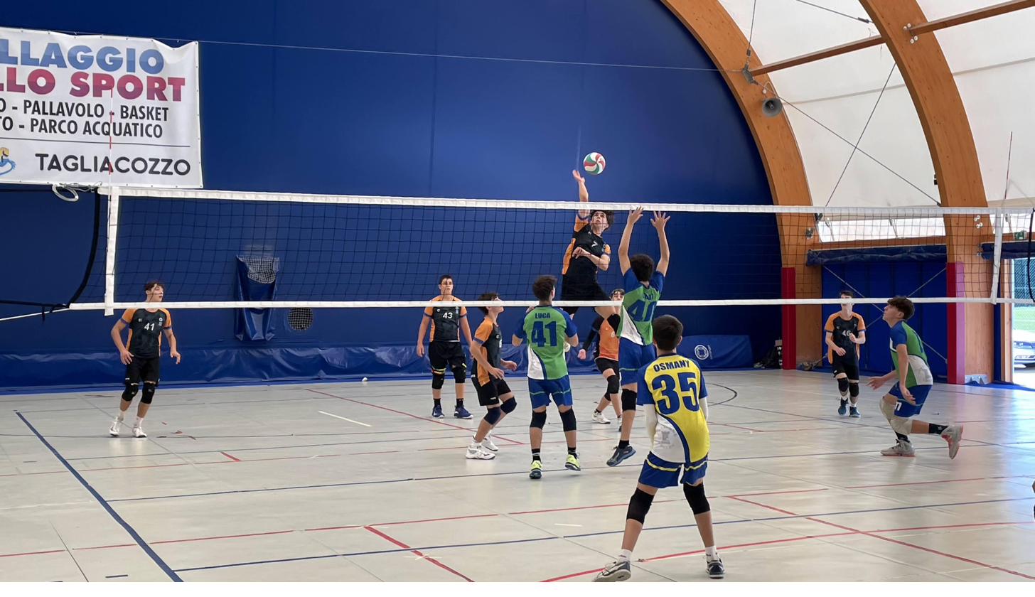 Partita di pallavolo maschile durante il Warm Up Contest, edizione 2024